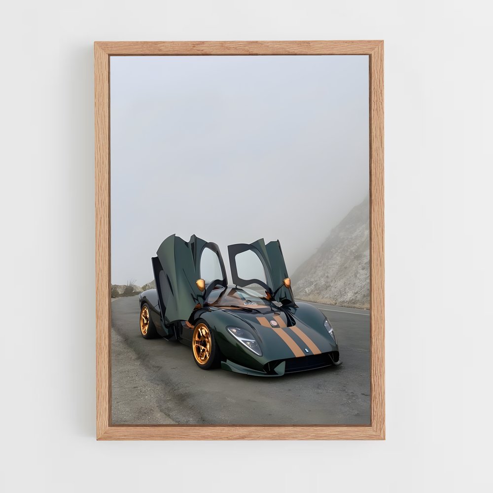 Poster L'Ambiance Émeraude – affiche De Tomaso (vue 4)